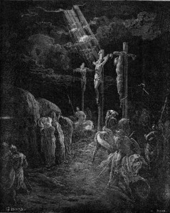 La crucifixion par Gustave Doré