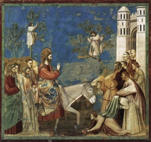 Entrée du Christ dans Jérusalem par Giotto, 1306