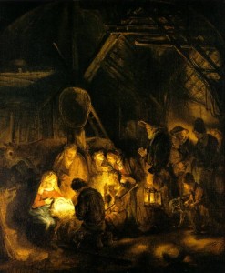 L'adoration des bergers, atelier de Rembrandt, 1647 