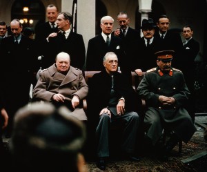 World Leaders at the Yalta Conference, 1945