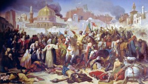 Conquête de Jérusalem en 1099 par Emile Signol