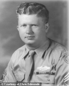 This undated photograph released by the Yad Vashem Holocaust Memorial shows World War II, United States Army Master Sgt. Roddie Edmonds. Edmonds is being posthumously recognized with 