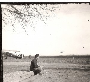 Photo d'un Potez 25 du 36ème Groupe Aérien de Reconnaissance, photographié sur le terrain de Pau-Pont Long par mon grand-père, Etienne, météorologue en 1931