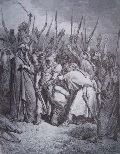 Samuel fait mettre à mort Agag - Gustave Doré