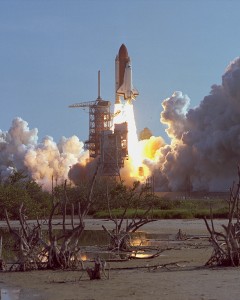 STS-41 D sur Discovery, première mission de Judith Resnik